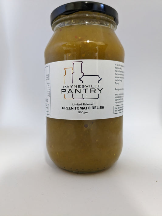 Limited Release Green Tomato Relish 500g
